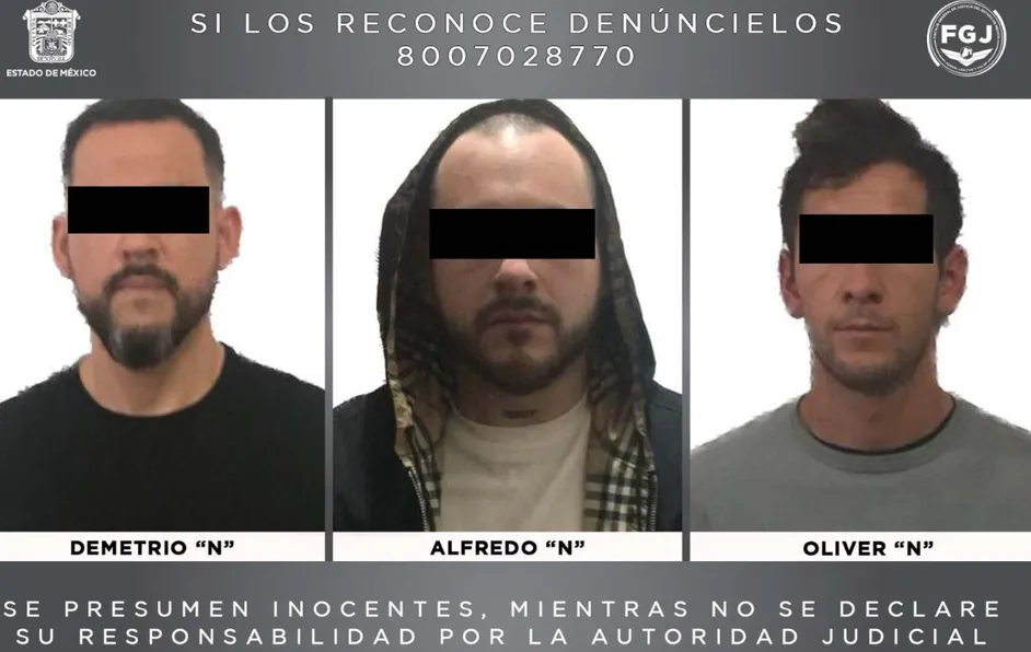Operativo en Edomex: Cae trío de presuntos financieros de La Familia Michoacana