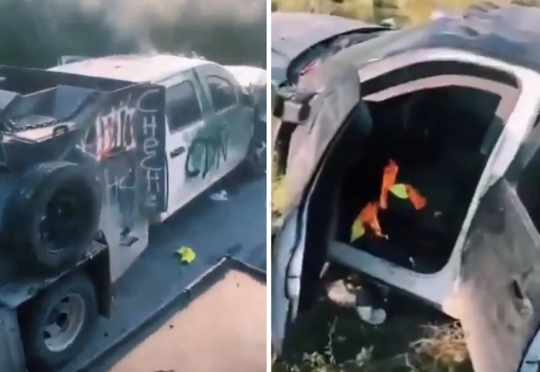 VIDEO | Se reaviva la violencia en la Frontera Chica: el Cártel del Golfo derrota al Cártel del Noreste e incinera sus vehículos blindados